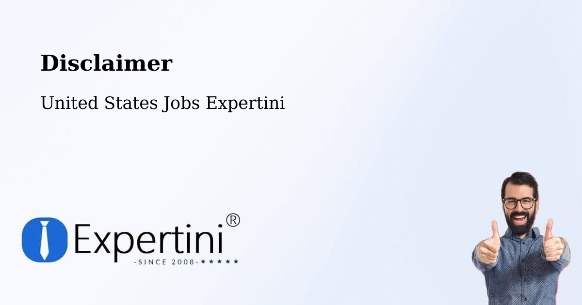 Disclaimer – Naperville - United States Jobs Expertini